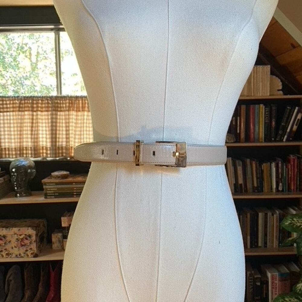 Vintage Belt Italian Calfskin Leather 27” - 30"
